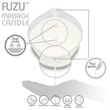 Load image into Gallery viewer, Fuzu Massage Candle Eucalyptus Calm 4 Oz
