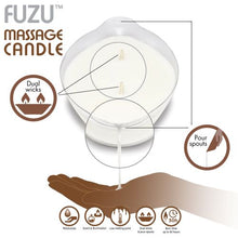 Load image into Gallery viewer, Fuzu Massage Candle Warm Vanilla Sugar 4 Oz
