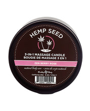 Load image into Gallery viewer, Hemp Seed 3-in-1 Candle Zen Berry Rose 6oz
