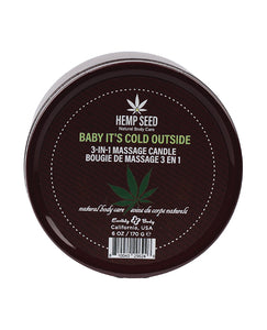 Hemp Seed 3-in-1 Baby Its Cold Outside Candle 6 Oz