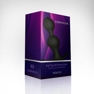 Edonista Rocco Anal Plug W/ Rotating Beads