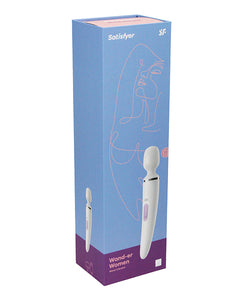 Satisfyer Wand-er Woman White/ Chrome