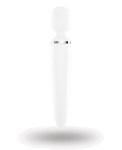 Satisfyer Wand-er Woman White/ Chrome