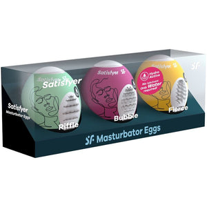 Satisfyer Masturbator Egg 3pc Set