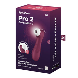 Satisfyer Pro 2 Generation 3 Wine Red