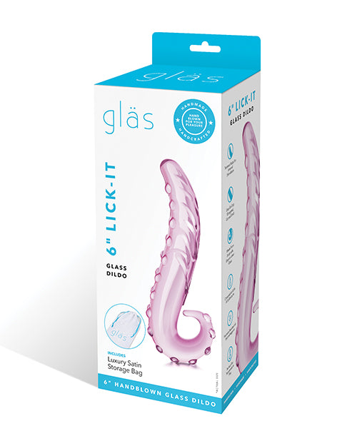 Glas 6 Lick-it Glass Dildo 