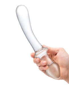 Glas 9 Classic Curved Dual- Ended Dildo "