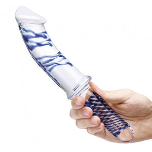 Glas 11in Realistic Double Ended Dildo W/ Handle