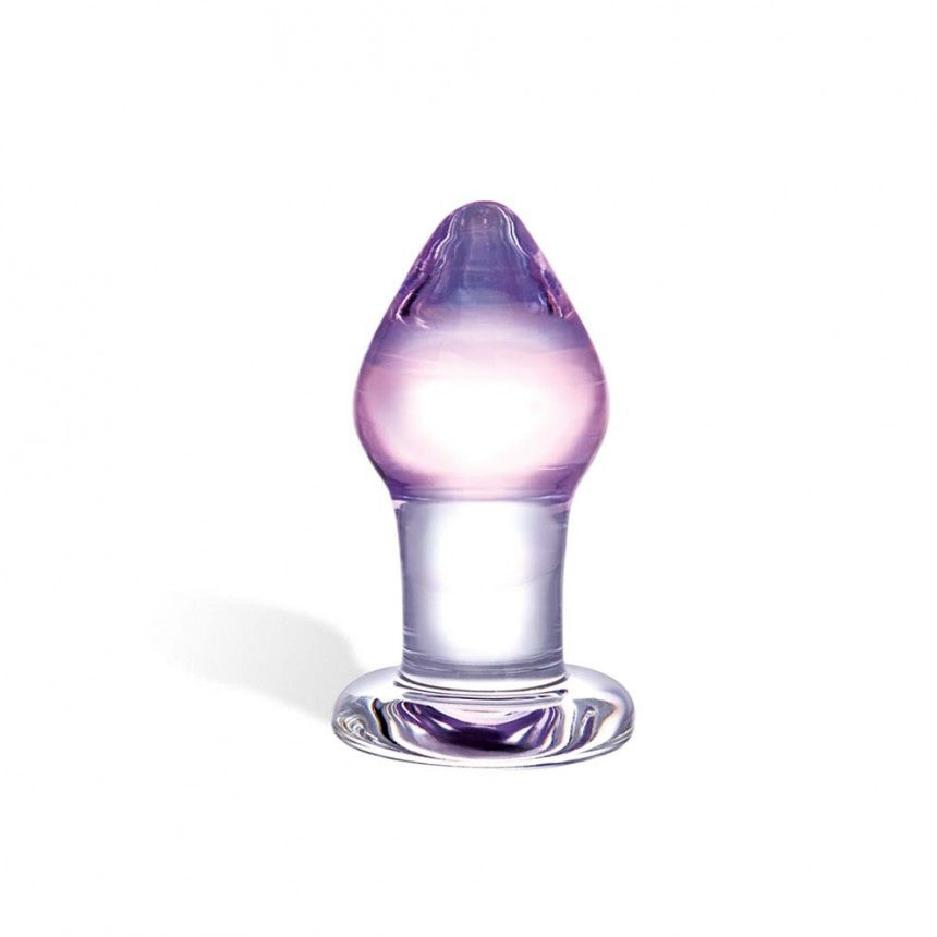 Glas Amethyst Rain Butt Plug