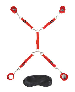 Lux Fetish 7 Pc Bed Spreader Red