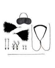 Load image into Gallery viewer, Lux Fetish 12 Pc Collar &amp; Nipple Clips Set
