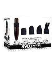 Load image into Gallery viewer, Evolved Tiny Treasures 5 Pc Silicone Vibe Kit
