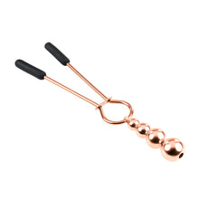 Load image into Gallery viewer, Selopa Beaded Nipple Clamps Rose Gold
