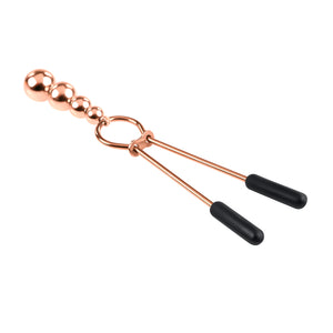 Selopa Beaded Nipple Clamps Rose Gold