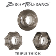 Load image into Gallery viewer, Zero Tolerance Triple Thick Cock Ring Trio
