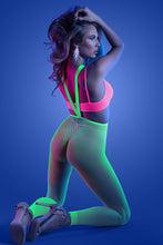 Load image into Gallery viewer, Glow Come Alive 3pc Seamless Set Neon Green &amp; Pink O/s
