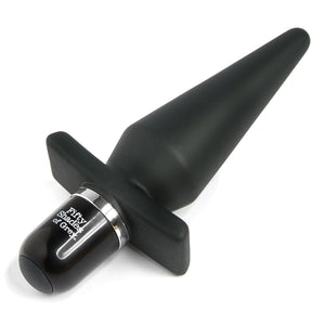 Fifty Shades Vibrating Butt Plug Grey