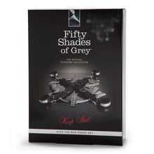 Load image into Gallery viewer, Fifty Shades Keep Still Over The Bed Cross Restraint Silver
