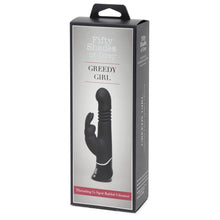 Load image into Gallery viewer, Fifty Shades Of Grey Greedy Girl Rechargeable Thrusting G-spot Rabbit Vibrator
