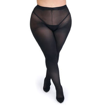 Load image into Gallery viewer, Fifty Shades Captivate Plus Size Black Spanking Tights O/s Curve
