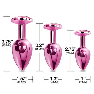 Nixie Metal Plug Trainer Set Pink Metallic