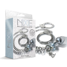 Load image into Gallery viewer, Nixie Metal Plug &amp; Cuff Set Silver Small
