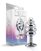 Load image into Gallery viewer, Nixie Honey Dipper Large Ribbed Stainless Steel Plug
