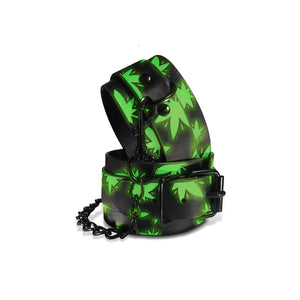 Stoner Vibes Ankle Cuffs Glow In The Dark Chronic Collection