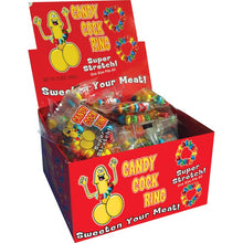 Load image into Gallery viewer, Candy Cock Ring 50 Pc Display
