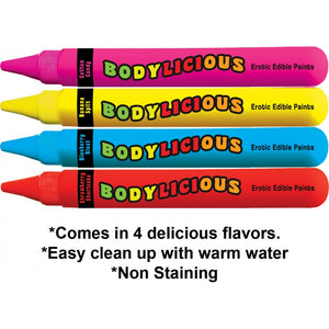 Bodylicious Edible Body Pens 4pk