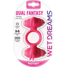 Load image into Gallery viewer, Wet Dreams Dual Fantasy Dual Cock Ring W/ Dual Motors
