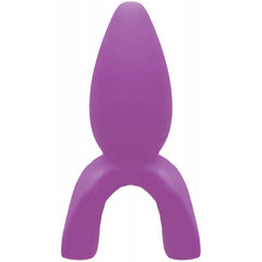 Tongue Star Stealth Rider Tongue Vibe W/ Contoured Pleasure Tip Purple