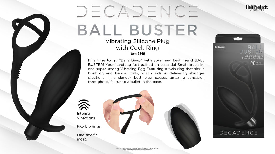 Decadence Ball Buster Anal Plug