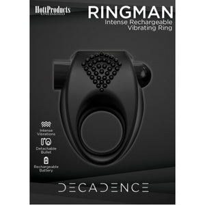 (wd) Decadence Ringman Vibrati Cock Ring