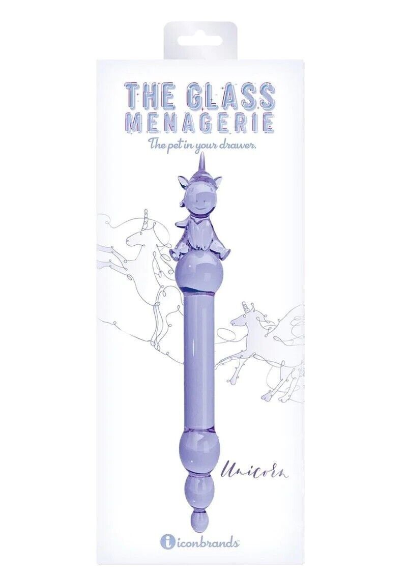 Glass Menagerie Unicorn Purple