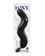 Foxy Tail Silicone Butt Plug Black