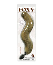 Load image into Gallery viewer, Foxy Tail Silicone Butt Plug Gold
