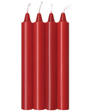 Load image into Gallery viewer, The 9&#39;s Make Me Melt Sensual Warm-drip Candles 4pk Red
