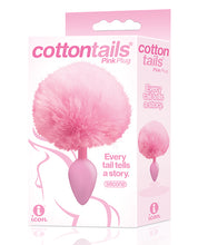 Load image into Gallery viewer, The 9&#39;s Cottontails Silicone Bunny Tail Butt Plug Pink
