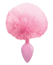 Load image into Gallery viewer, The 9&#39;s Cottontails Silicone Bunny Tail Butt Plug Pink
