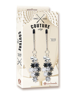 Couture Clips Silver Falls Luxury Nipple Clamps