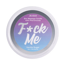 Load image into Gallery viewer, Massage Candle W/ Pheromones F*ck Me Vanilla Sugar 4oz
