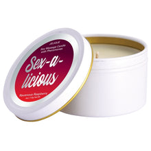 Load image into Gallery viewer, Massage Candle W/ Pheromones Sex-a-licious Ravenous Raspberry 4oz
