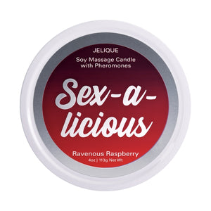 Massage Candle W/ Pheromones Sex-a-licious Ravenous Raspberry 4oz