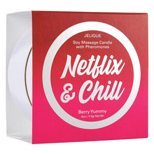 Load image into Gallery viewer, Massage Candle W/ Pheromones Netflix &amp; Chill Berry Yummy 4oz
