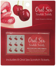 Load image into Gallery viewer, Oral Sex Scratch Tickets
