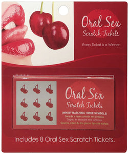 Oral Sex Scratch Tickets