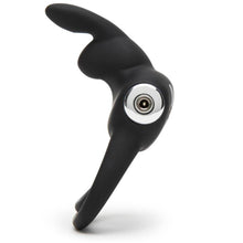 Load image into Gallery viewer, Happy Rabbit Stimulating Usb Rechargeable Cock Ring Black
