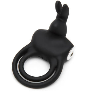 Happy Rabbit Stimulating Usb Rechargeable Cock Ring Black