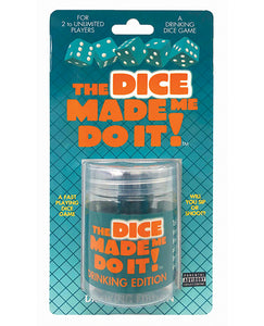 The Dice Made Me Do It Drinking Edition